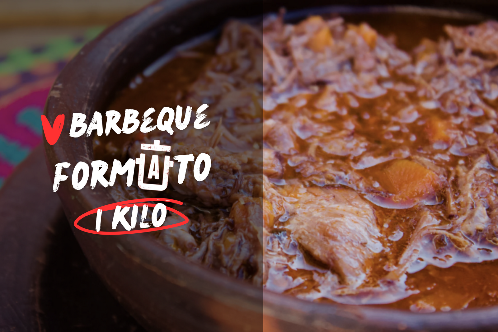 A presión BBQ Formato 1 KILO