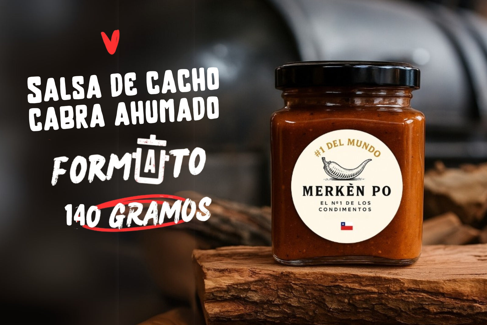 Salsa cacho cabra ahumado