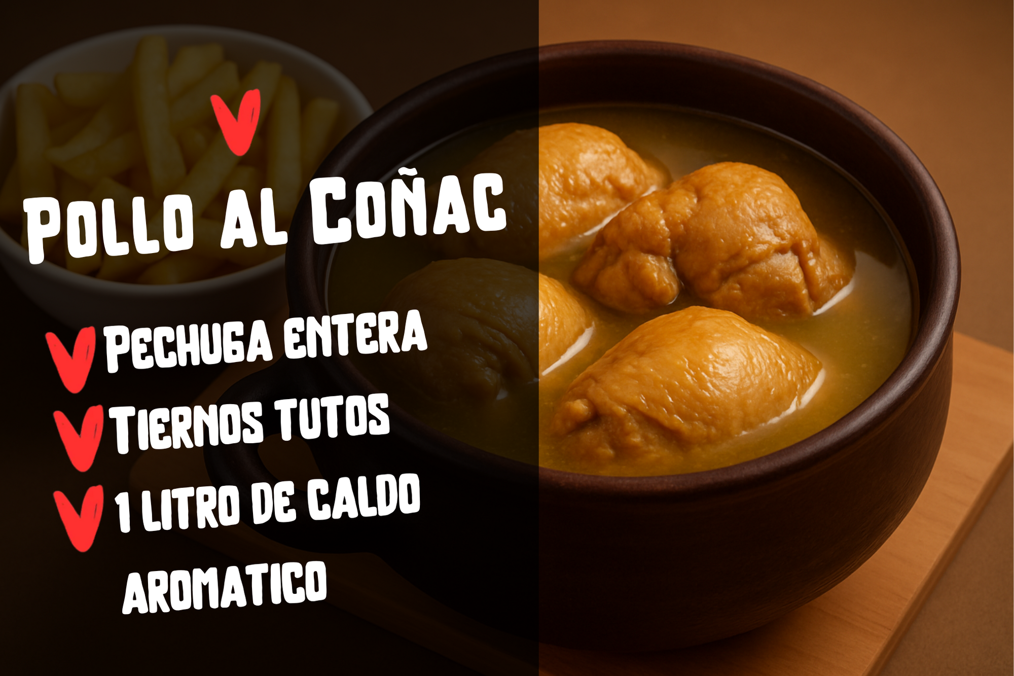 Pollo al Cognac